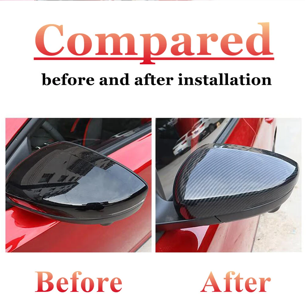 For MG 6 MG6 2020 2021 2022 2023 ABS Chrome Car Side Mirror Rear View Mirror Cover Sticker Trim Accessories