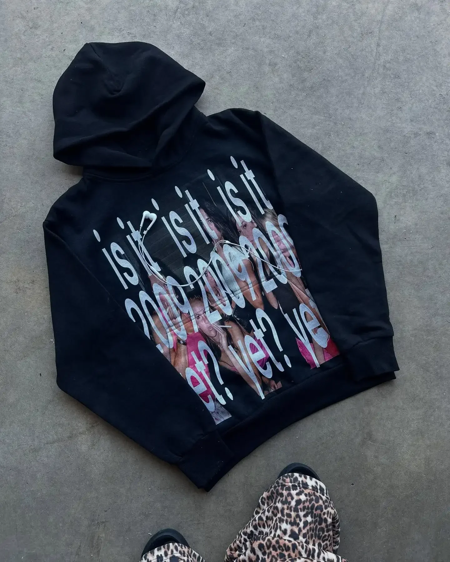 Sudadera con capucha Y2k Hip-Hop con estampado de letras para mujer, ropa de calle informal, sudadera, Top gótico de gran tamaño, ropa para hombre