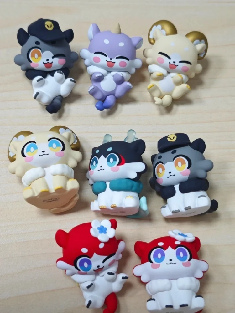 Mihoyo Honkai Star Rail Aowu Series Chimera Mini Bean Collectible Blind Box Trendy Decorative Toy Pouch Cute Gift for Fansctors