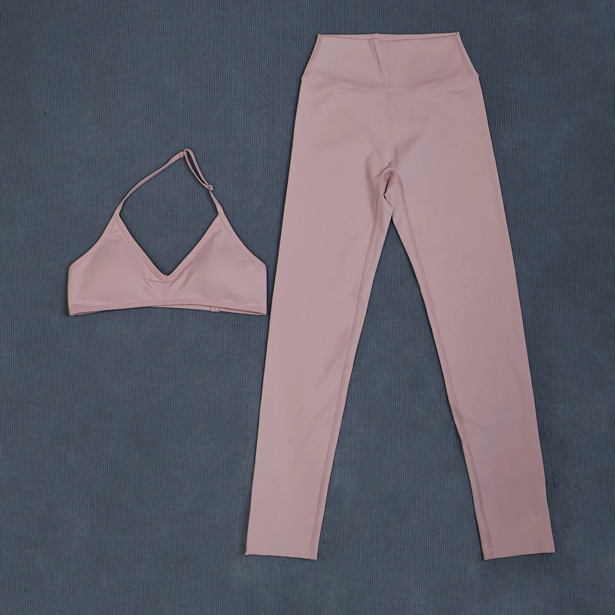 Ctenkevet Hochtailliertes Yoga-Set für Frauen Schnelltrocknende Atmungsaktive Sommer-Trainingskleidung für Outdoor-Laufen und Fitness-Aktivitäten – Detail 24