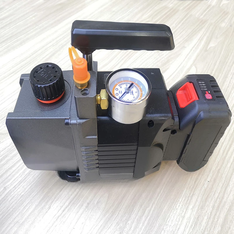 Lightweight lithium battery brushless  air conditioner maintenance convenient portable vacuum pump rechargeable lithium battery