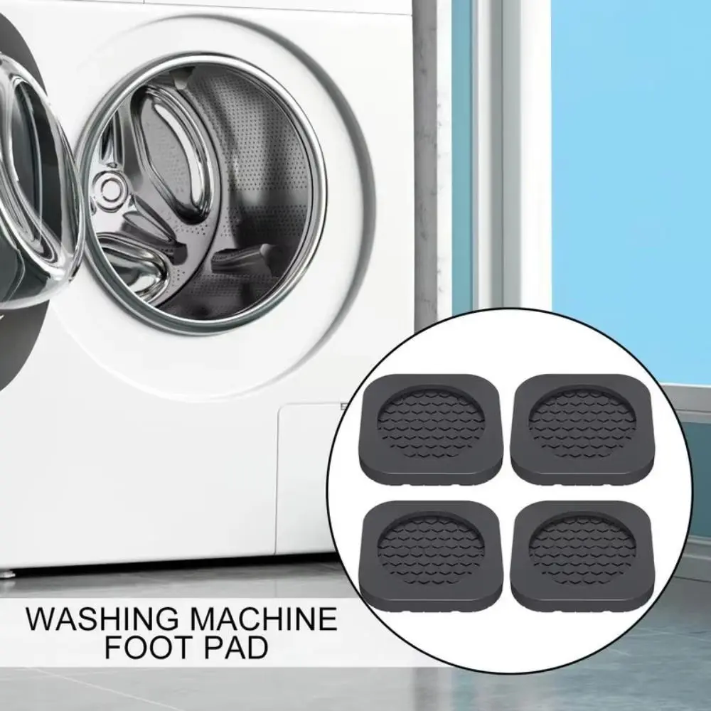 4Pcs Anti Slip Washer Anti Vibration Feet Pad Shock-absorbing Heightening Washing Machine Foot Pad Silent Dampers