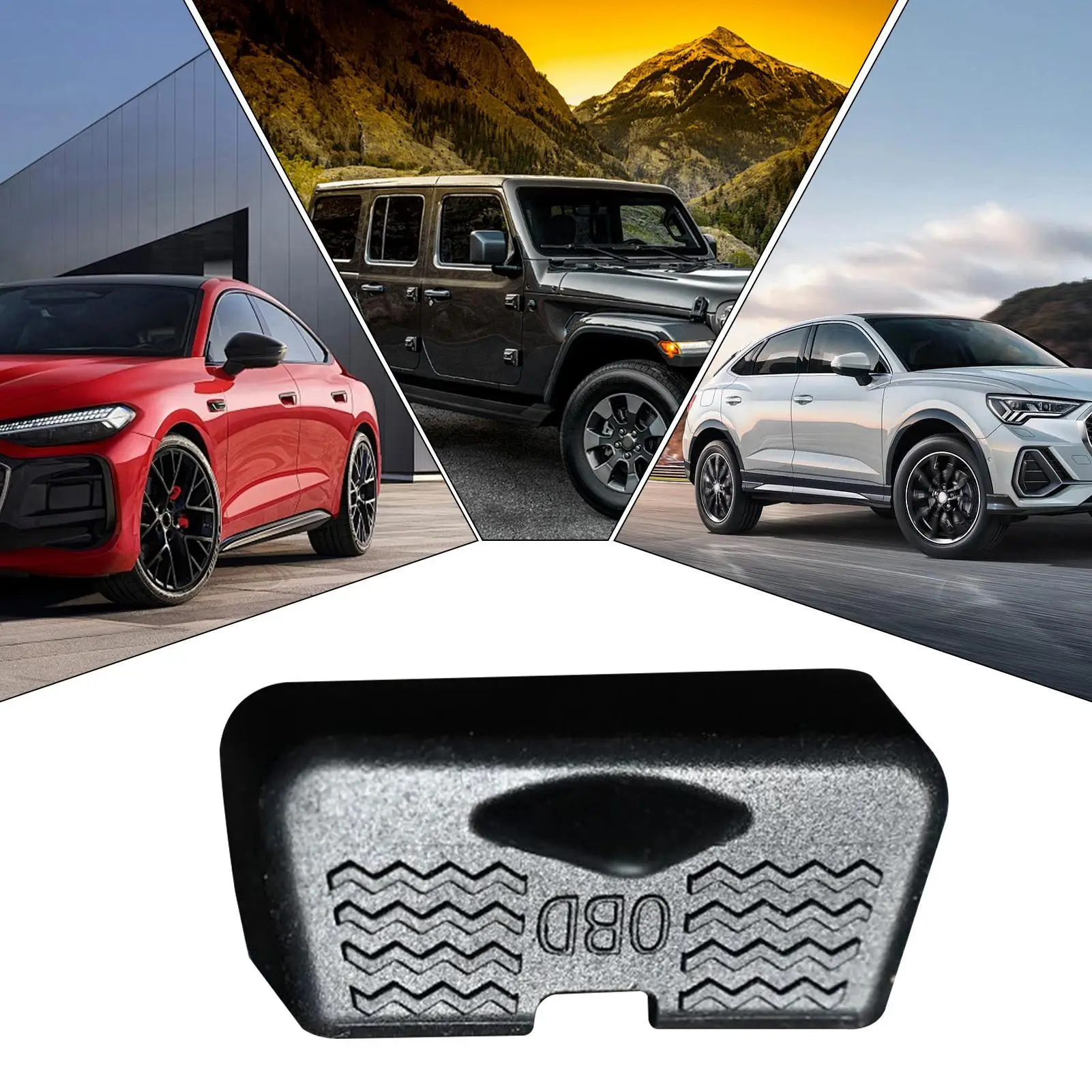 Tapa de puerto OBD de coche, suministros de coche impermeables de silicona a prueba de polvo, cubierta de escáner OBD para SUV RV, viajes de vehículos, pastillas de conductores