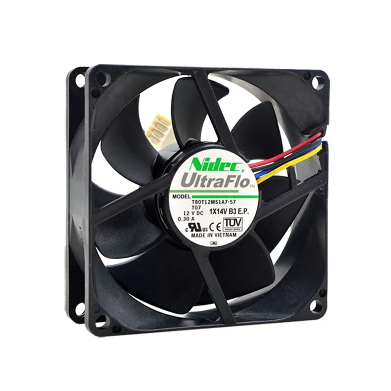 

НОВЫЙ ОРИГИНАЛ T80T12MS1A7-57 T07 12 В 0,30 А 8025 80*80*25 мм 8 см ОХЛАЖДАЮЩИЙ ВЕНТИЛЯТОР