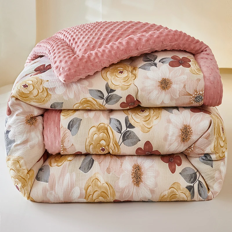 

Одеяло Waable 2025 Bean Bean, утолщенное, для взрослых, двуспальное/односпальное, для весны, осени и зимы, из полиэфирного волокна