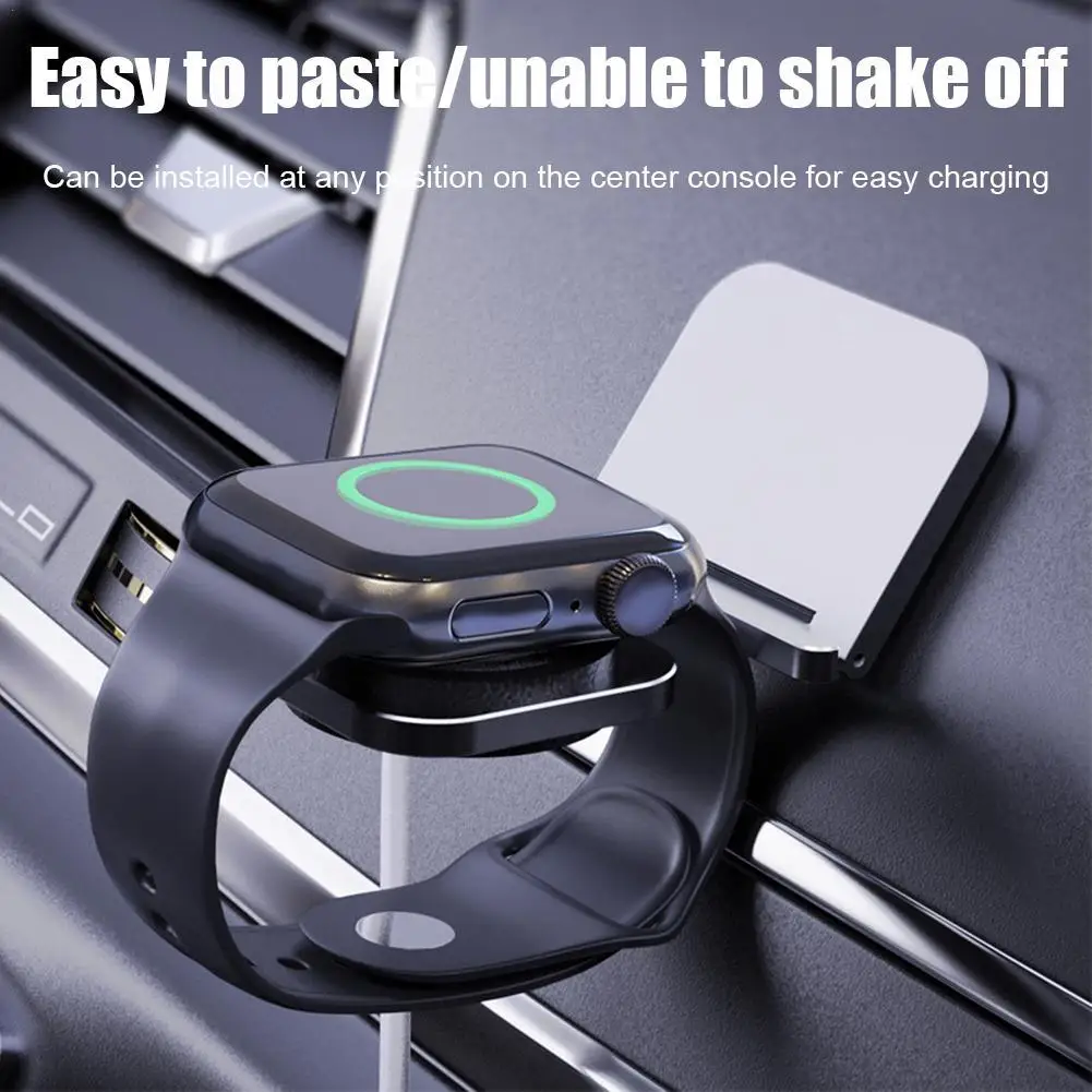 

Car Watch Holder For Iwatch Aluminum Alloy Charging Stand Base Professional Design For AppleWatch Smart Car Watch Storage