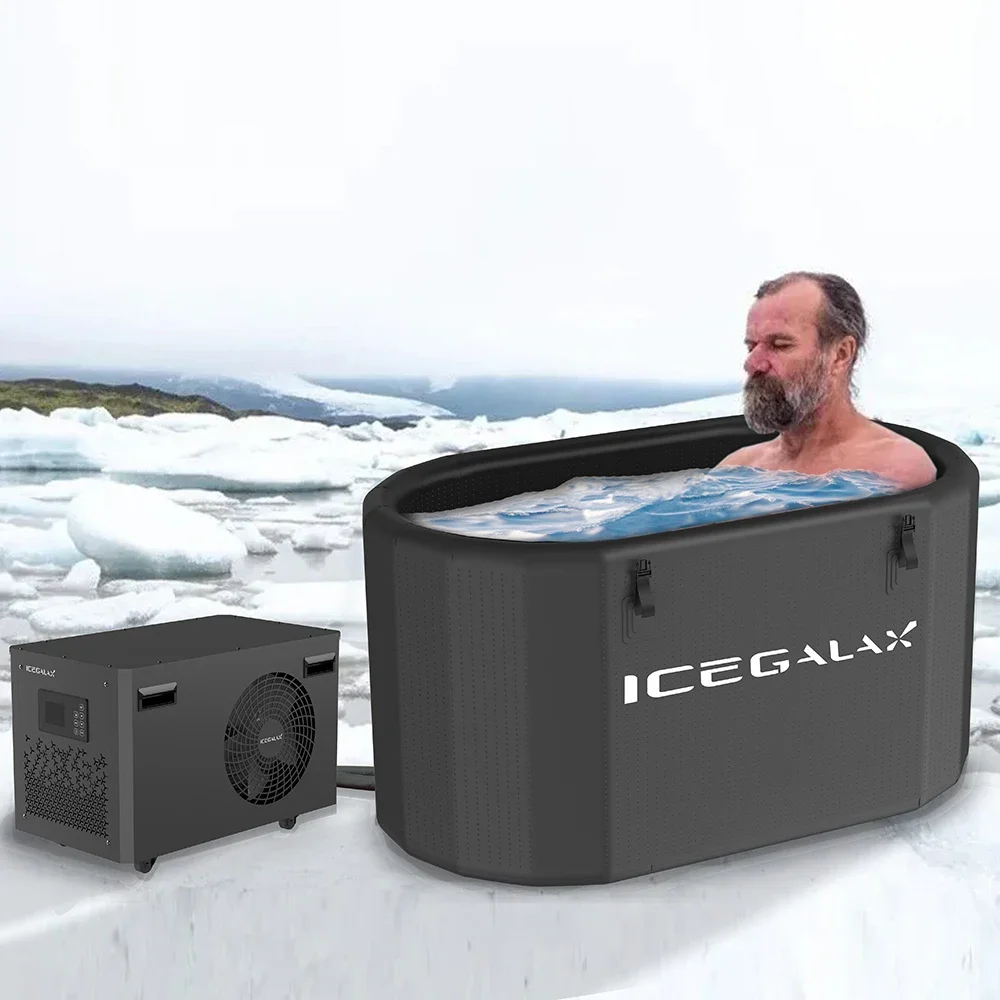 Fitness Recovery Portable Icebath SPA Tub Ice Water Therapy Bath Pod Inflatable Ice Bath Cold Plunge Tub with Chiller