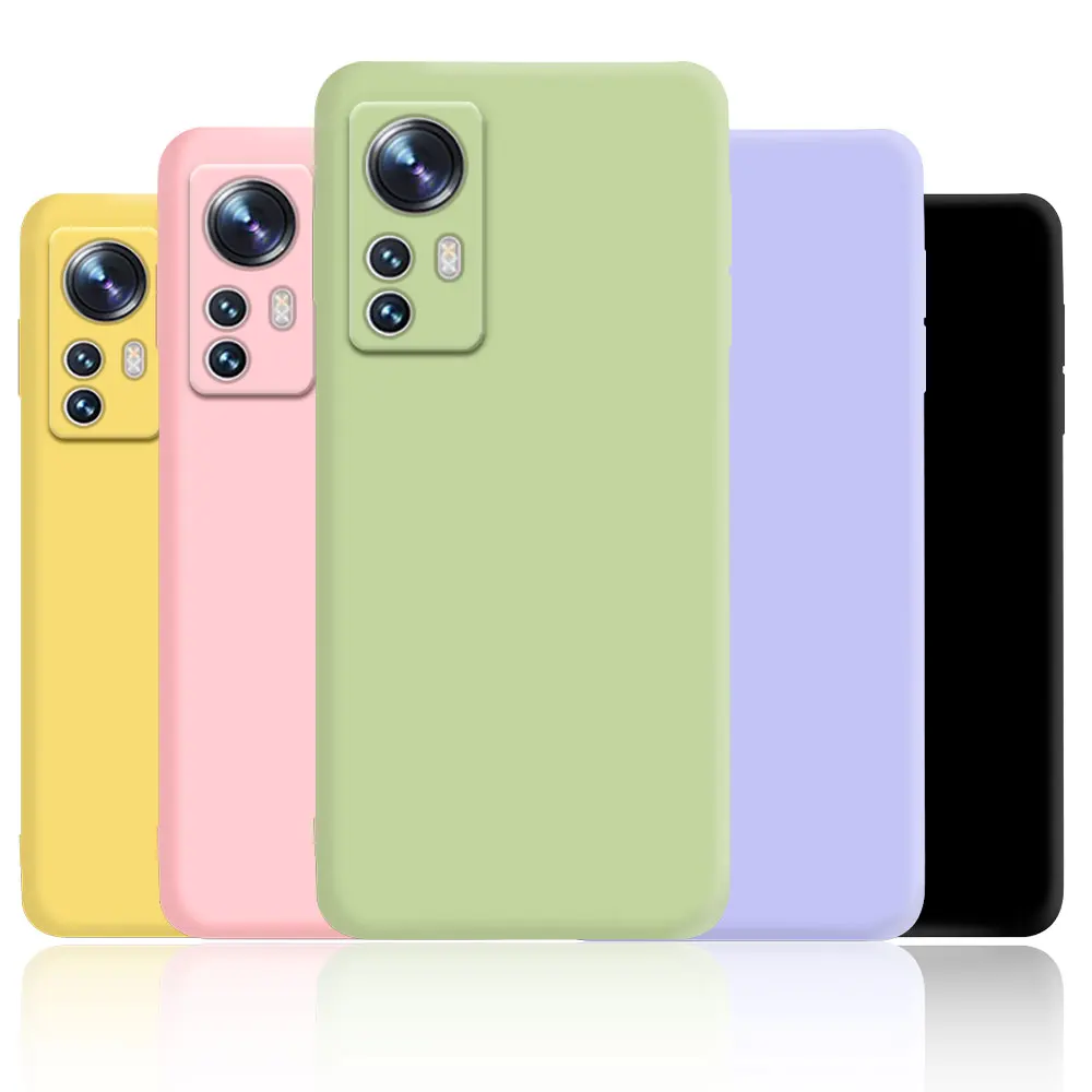 Liquid Silicone Phone Cover for Xiaomi Mi 12 12S 12X 12T 13 Pro Mi12 Lite NE Mi 13 Pro Mi13 Lite Civi 1 2 3 5G Case