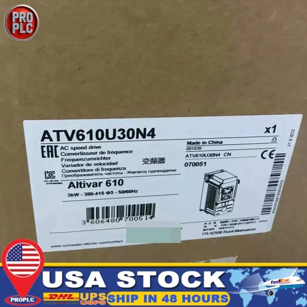 

1pc Atv610u30n4 Brand New Original Spot Plc
