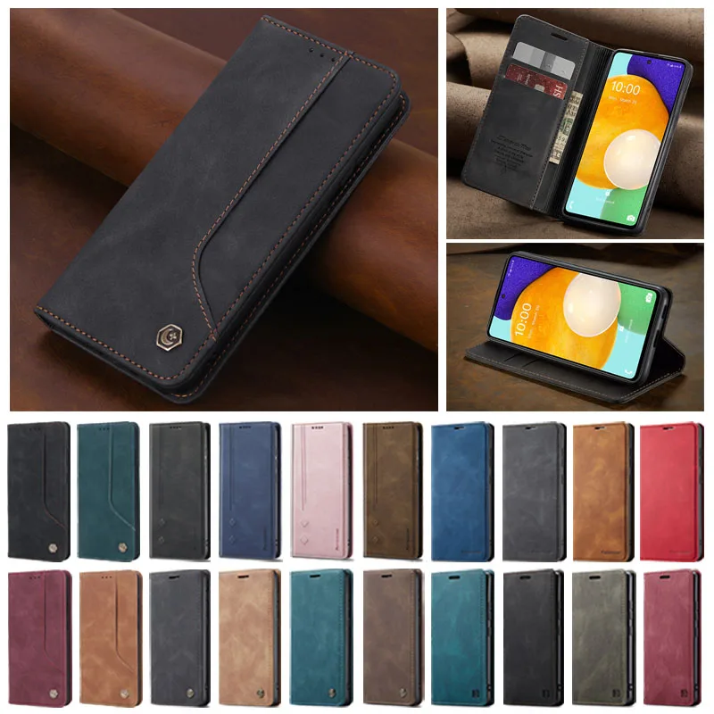 For Xiaomi 11T Pro Case Leather Magnetic Case For Xiaomi Mi 10T 11T Pro 11 Lite 11Lite 5G NE Phone Case Card Slots Wallet Cover