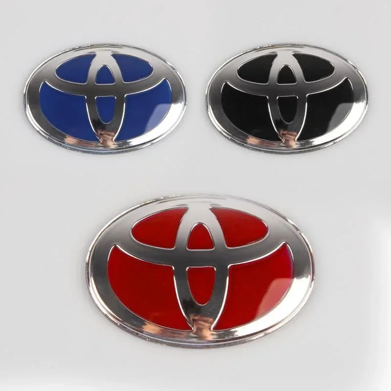 

3D Car Logo Emblem for Toyota Corolla Camry RAV4 Hilux CHR Highlander Yaris Vios Alphard Prado Reiz Wish, Front Grill and Hood