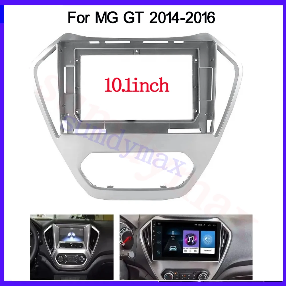 

Панель-адаптер 2 DIN 10,1 дюйма для автомагнитолы MG GT 2014-2016, установочный комплект из АБС+ПК пластика для приборной панели