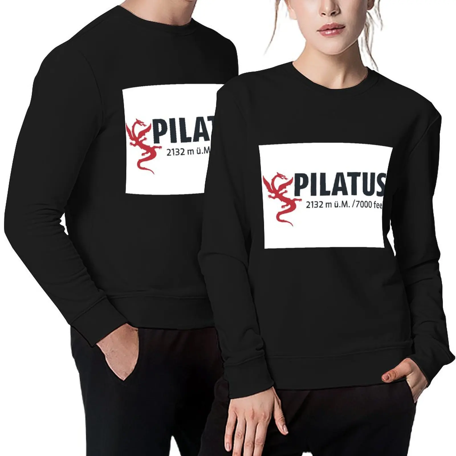 

Pilatus, Swiss Alps Pullover japanese style tracksuit autumn clothes men's autumn clothes pullover