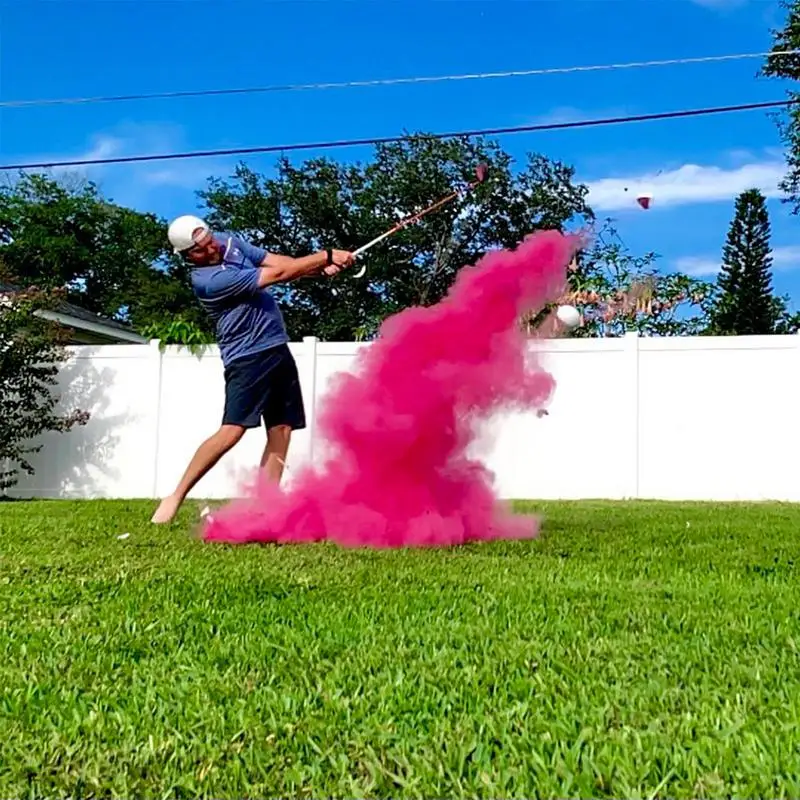 Birthday Party Gender Reveal Powder Balls Banquet Smoke Powder Bombs The Gender Of PROM Supplies Baby Toy Revealed Golf