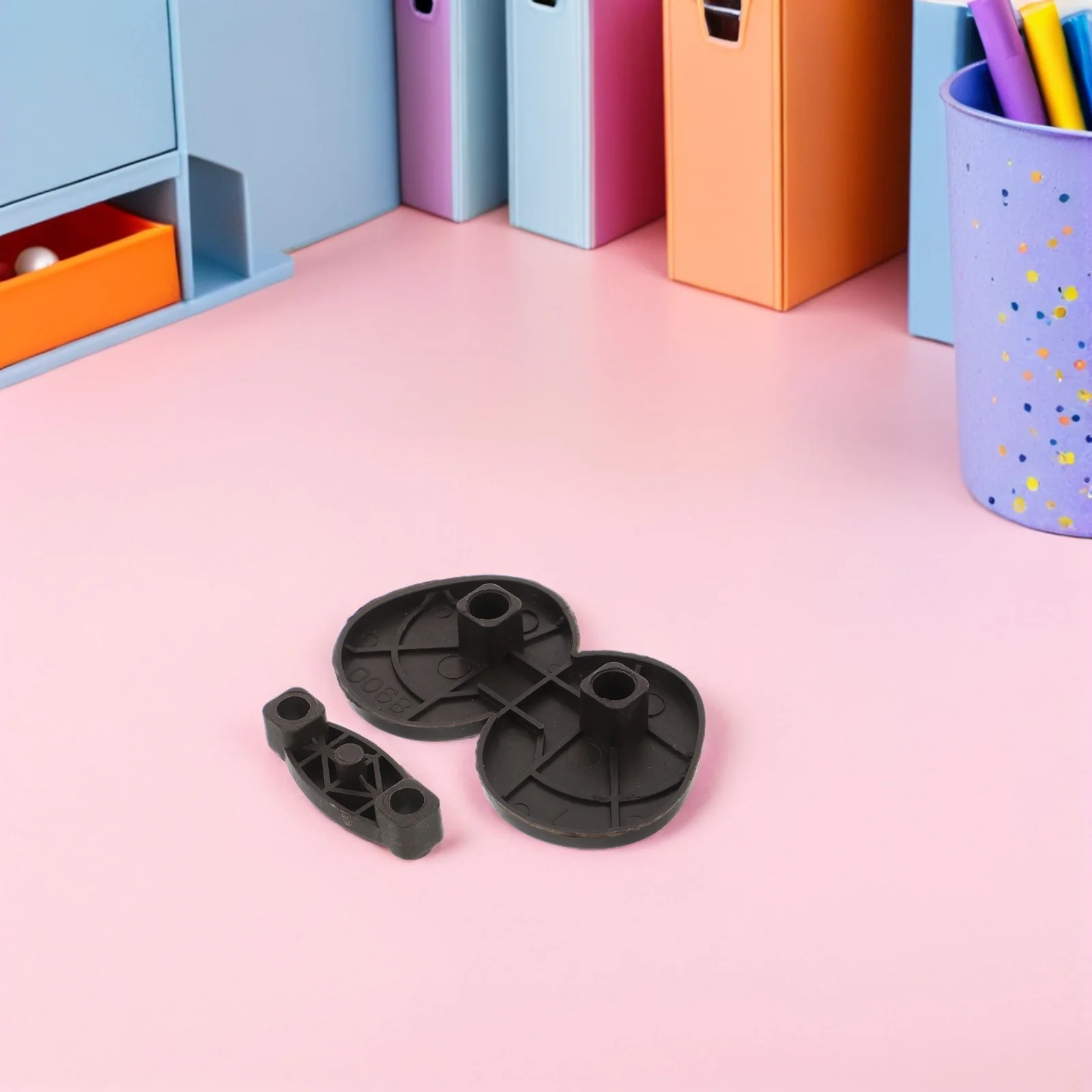 20 pezzi di plastica per suole parti di scarpe in miniatura per riparazione Bjd fai da te fondo del piede incompiuto accessori per set da gioco per bambini