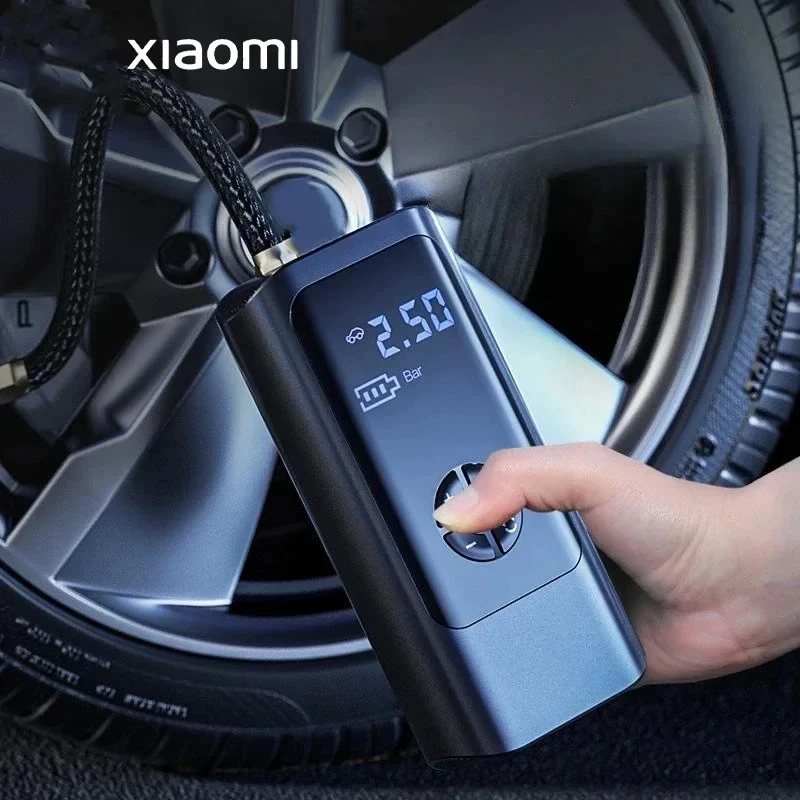 Nowy XIaomi 8000mAh bezprzewodowy/przewodowy przenośny kompresor samochodowy 12V 150PSI pompka do opon elektryczny do kulek motocyklowych