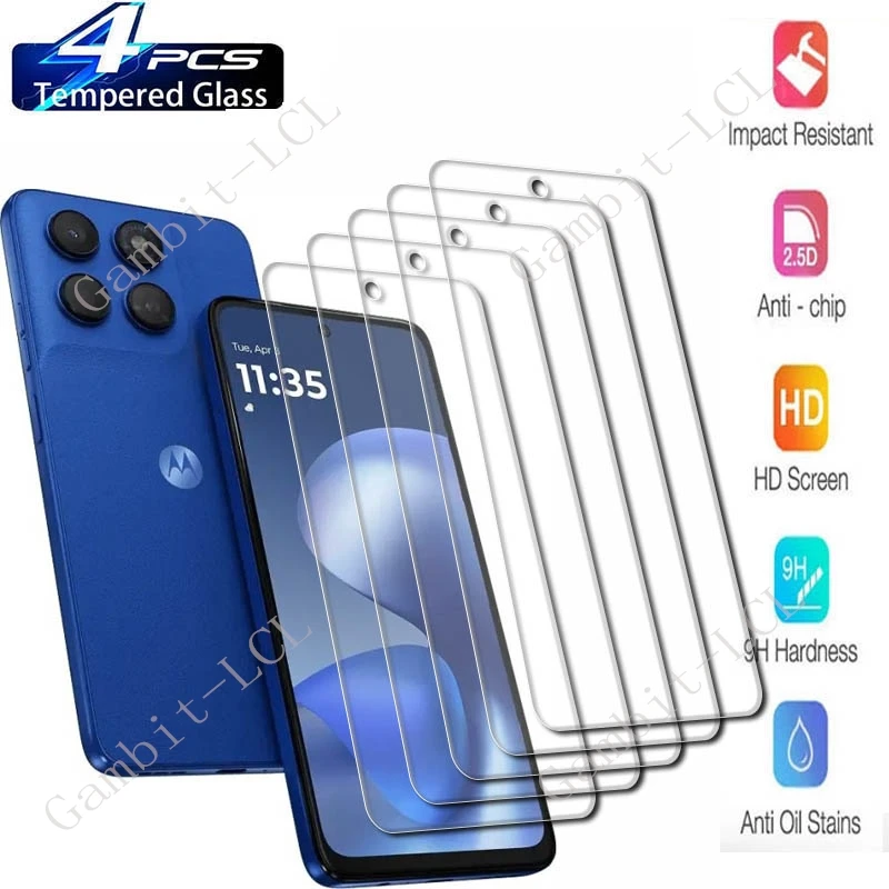 

Защитная пленка из закаленного стекла для Motorola Moto G47 G37 Power, 4 шт., для MotoG47 MotoG37 G37Power, 6,67 дюйма, защитная пленка