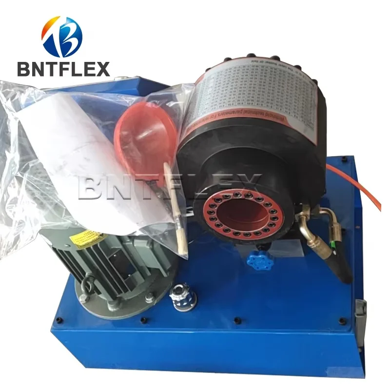 BNTP40 Portable Manual 1/8"-2" 4SP Hose Crimper Small Hand Hose Crimping Machine New Condition Factory Use Core Pump Motor