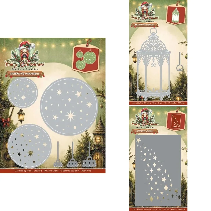 Sparkling Ornaments Stardust Wishes New Arrival 2026 Metal Cutting Dies Scrap Booking DIY Decoration Craft Embossing Stencil