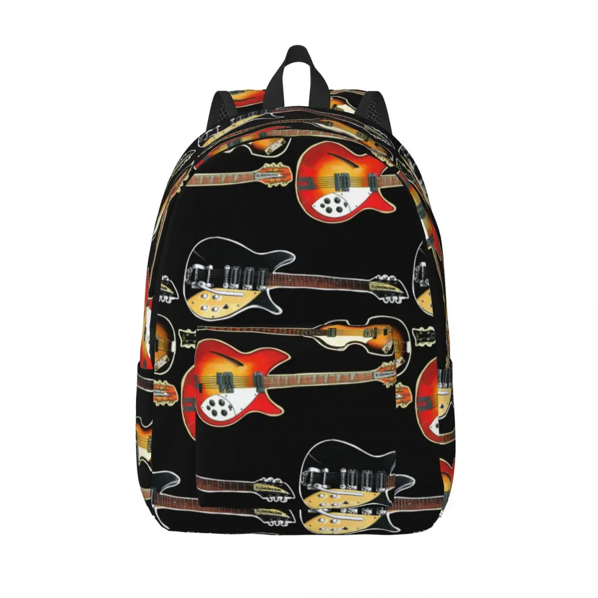 Mochila para estudiantes de Rickenbacker Guitars And Hofner Bass, mochila escolar, mochila de viaje para senderismo, mochila para niños y niñas, bolsos de hombro
