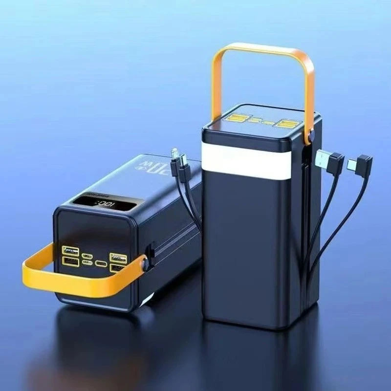 50000mAh 120W PD20W Fast Charging For iPhone For Samsung For Xiaomi Outdoor Camping Mobile Power Supply Large Capacity