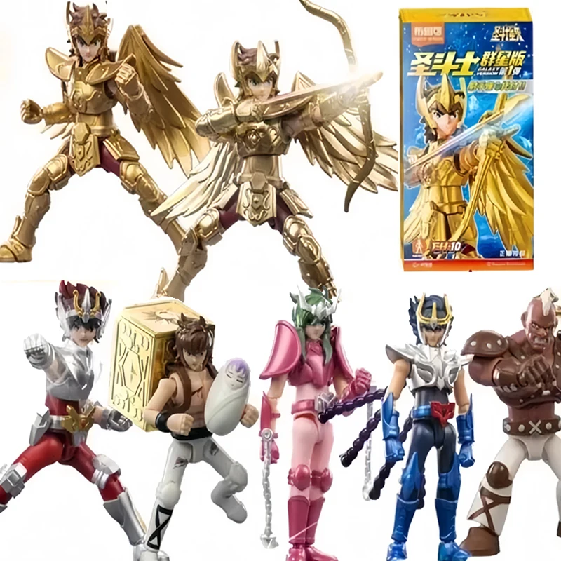 

Blokees Saint Seiya Galaxy Version 01 Aiolos Shura Ikki Shun Jabu Marin Assembled Model Toys Bloks Group Gold Saint Kids Gift