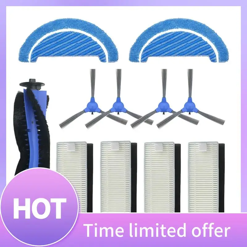 A11R Main Brush Side Brush Hepa Filter Mop Replacement For Cecotec Conga 1790 Ultra Robotic Vacuum Cleaner Replacement