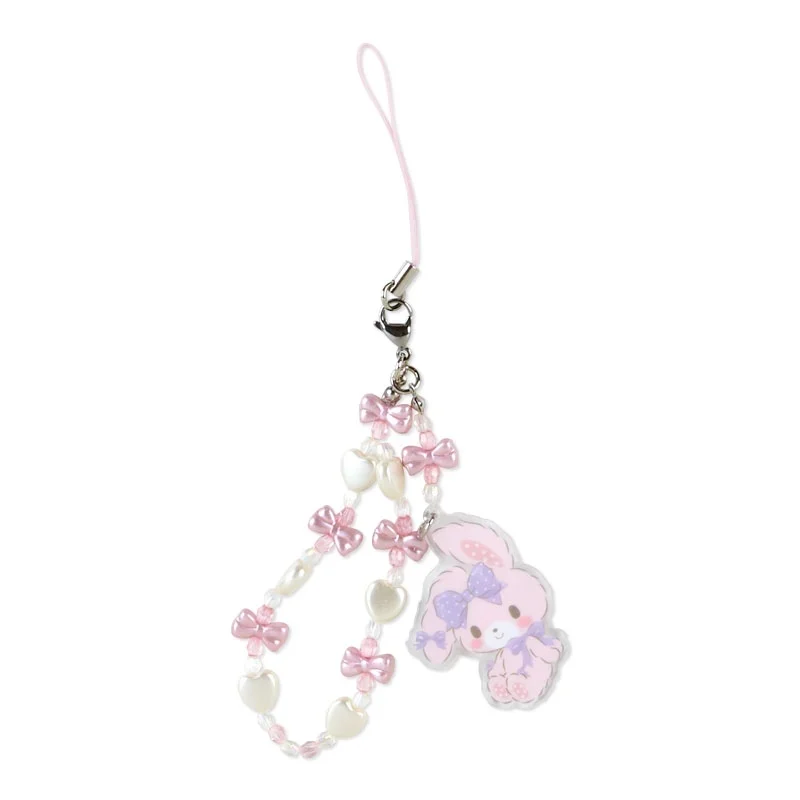 Bonbonribbon Bunny Acrylic Keychain Phone Key Chain Kawaii Cute Women Bag Keychains Small Gifts