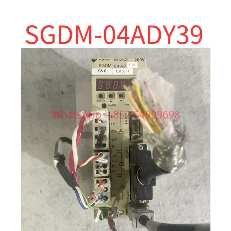 Used SGDM-04ADY39 Yaskawa servo driver 400W Test OK Fast Shipping