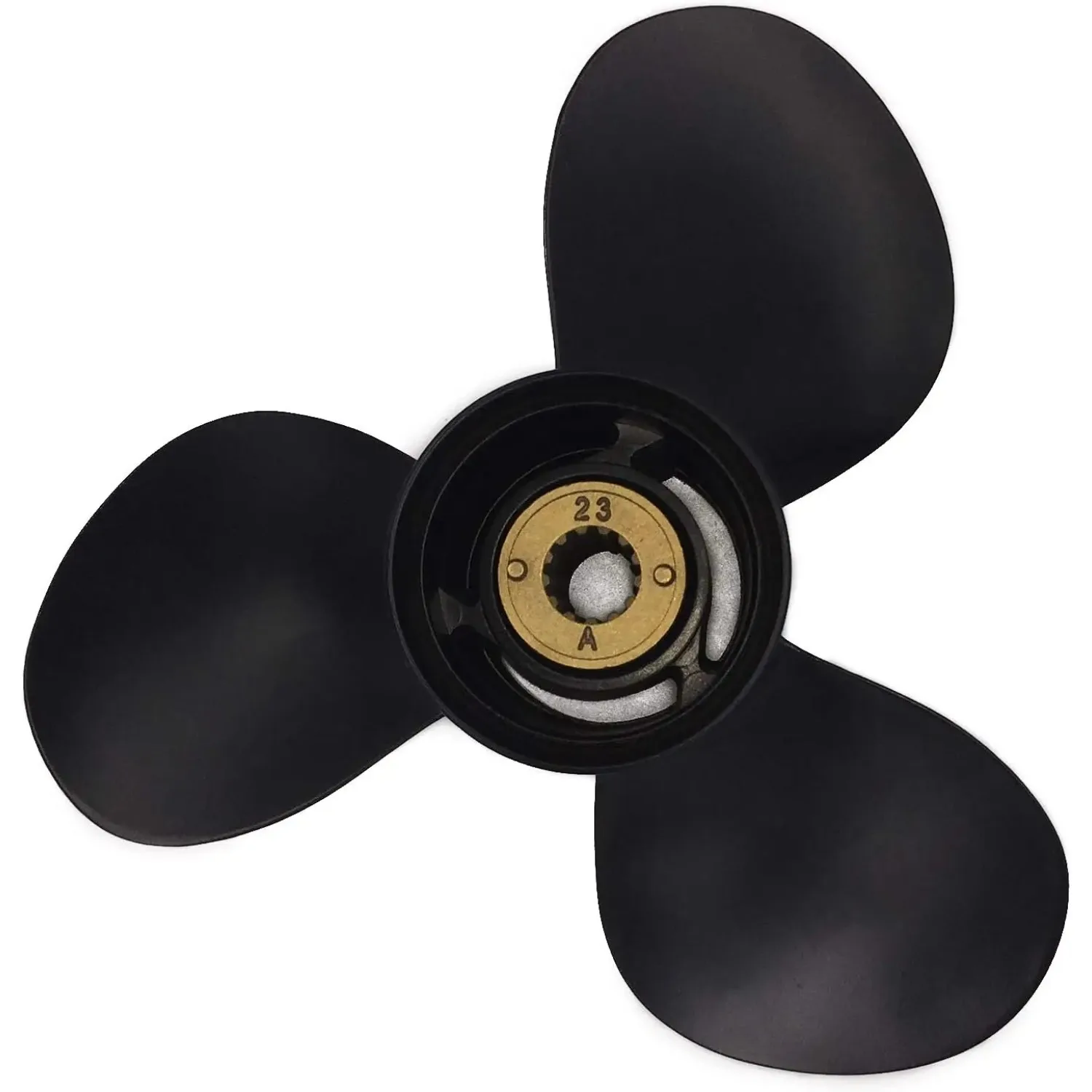 11 3/8x12 Aluminum Outboard Boat Propeller for Mercury Engine 25/30/35/40/45/50/60/70 HP 48-855856A5
