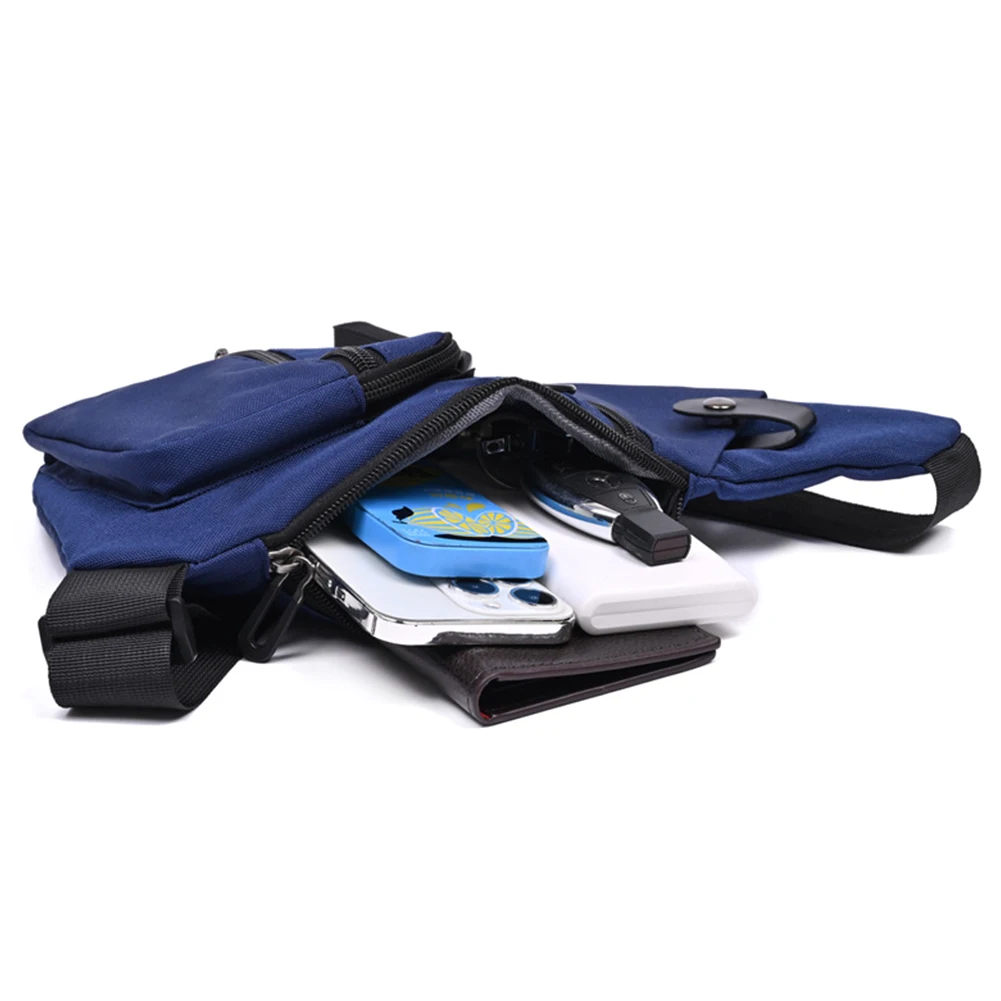 

Anti Theft Travel Bag Multifunctional Fanny Pack Large Capacity Multi-pocket Chest Bag Adjustable Strap Waterproof for Women Men