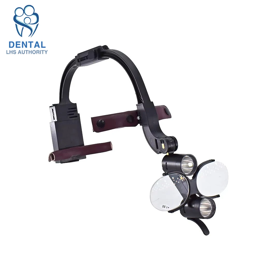 Dental LED Head Light Lamp 2.5X 3.5X For Magnification Binocular Loupes 5W Light Dentisit Surgical Headlight Lab Equipment