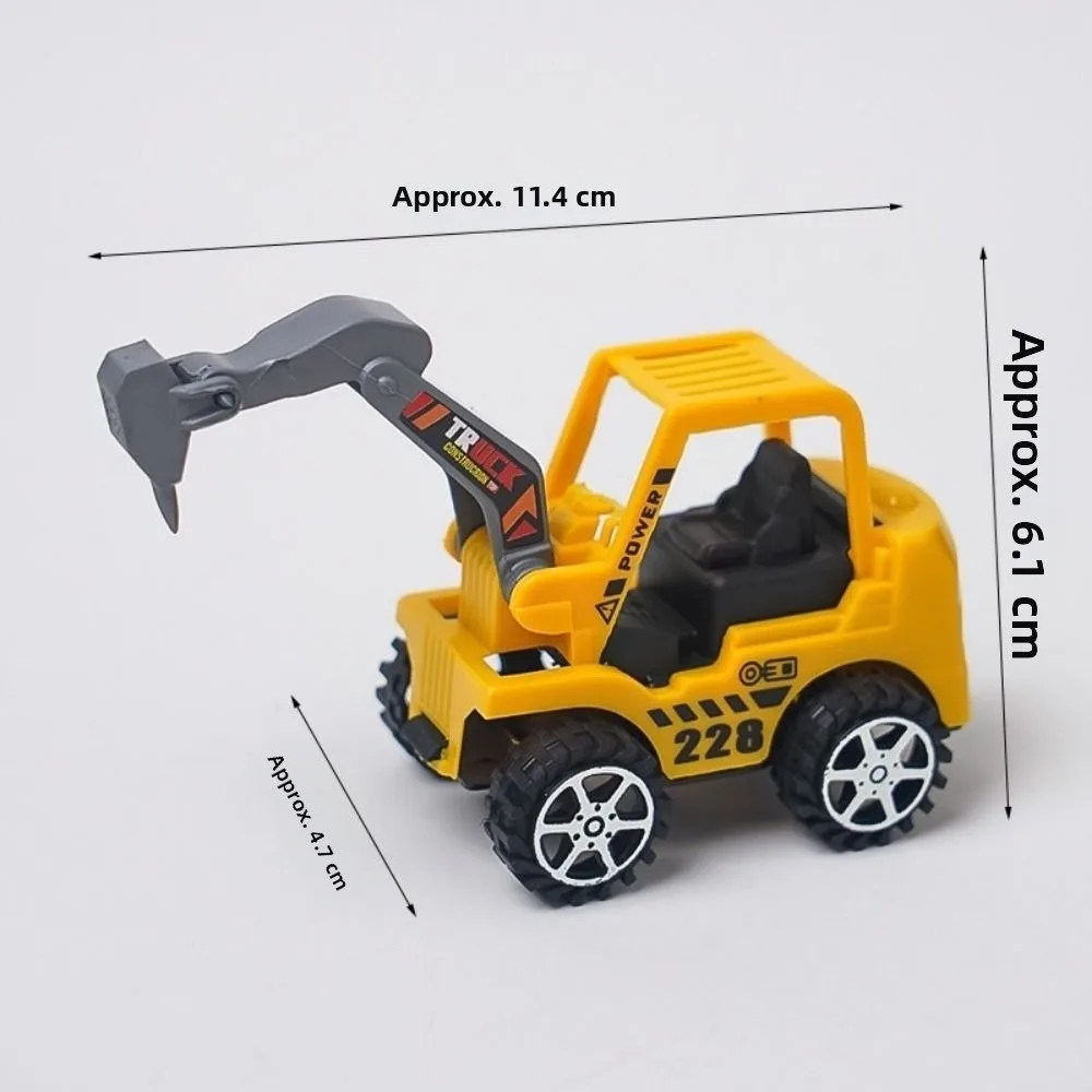 Plastic Engineering Transport Vehicle Drop Resistant Children Collection Gifts Crane Truck Model 10 Styles