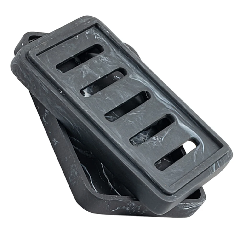 

Soap Dish Resin Bathroom Accessory Compact Design Effective Drainage Prevents Messy Soap Holder Storage Bracket