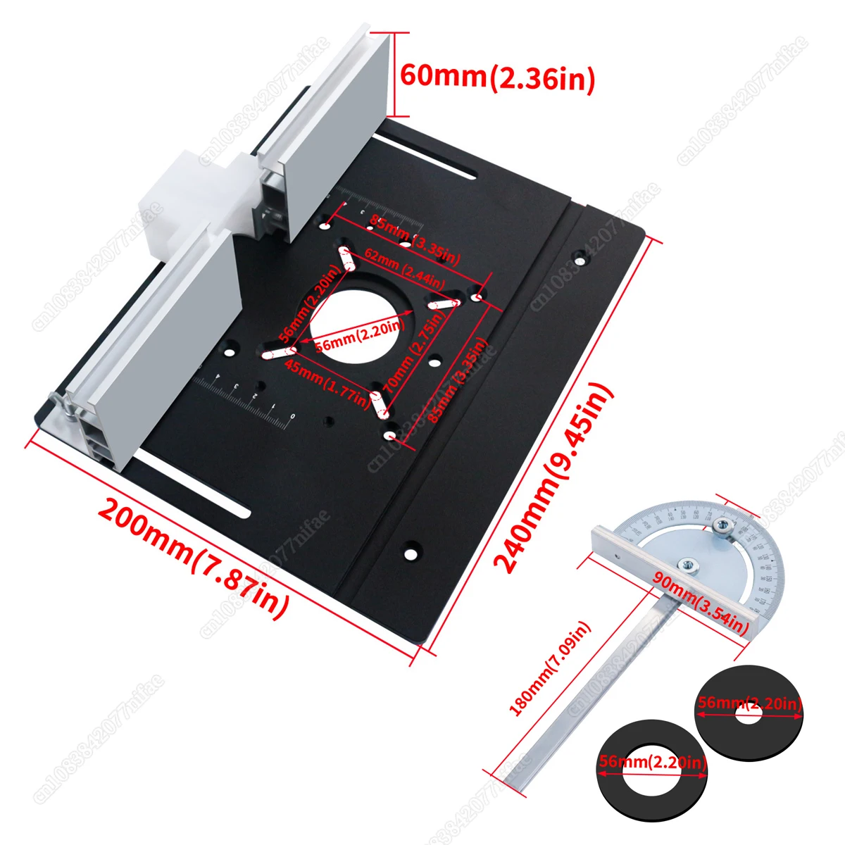 Router Table Lift System -Precision Router Lift -Durable Router Plate Insert - for Quick, Accurate, Reliable & Repeatable Setups