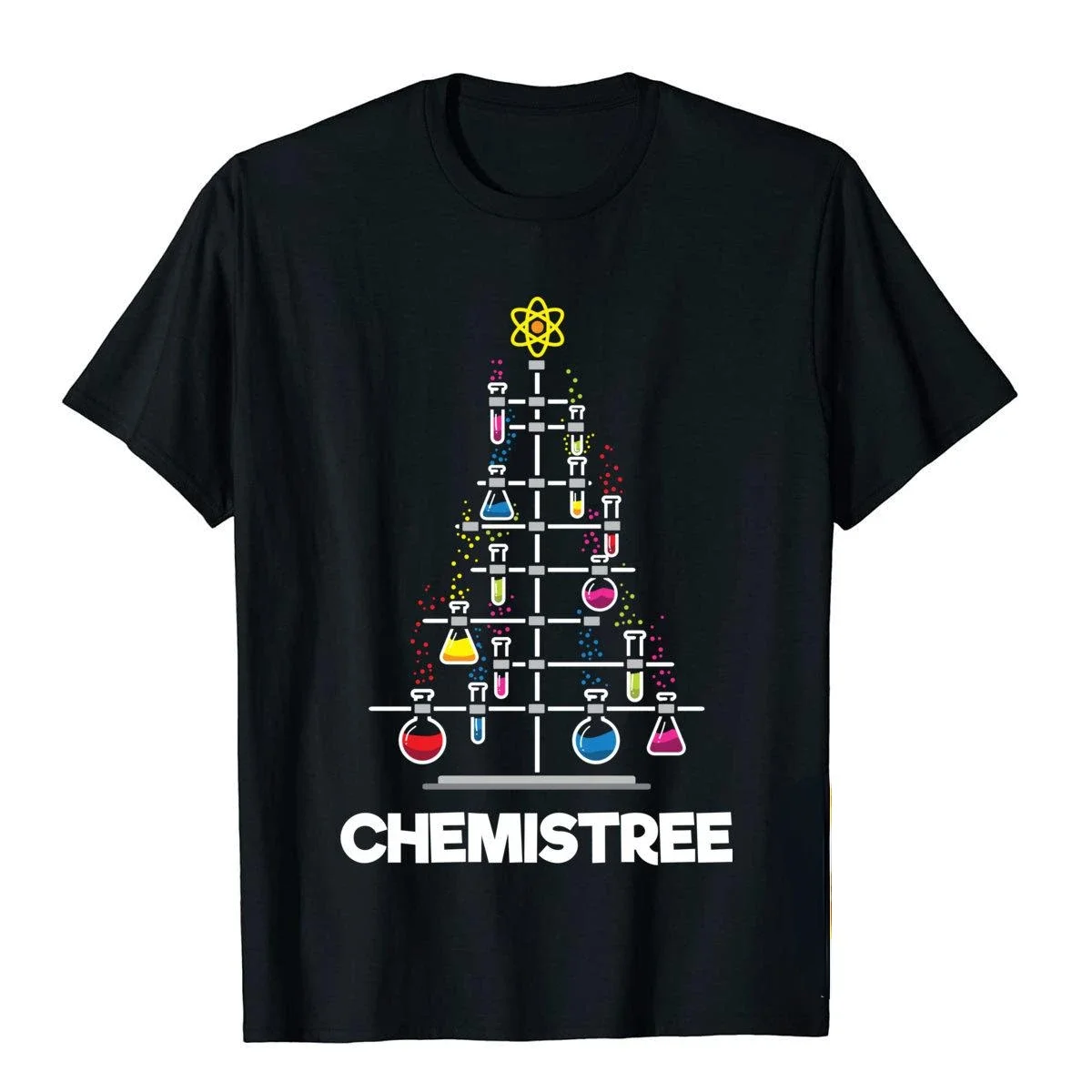 

Chemistries Sweatshirt Funny Science Christmas Tree Unique TShirts for Women Tops Tees Funny New Arrival Graphic Casual Y2K Top