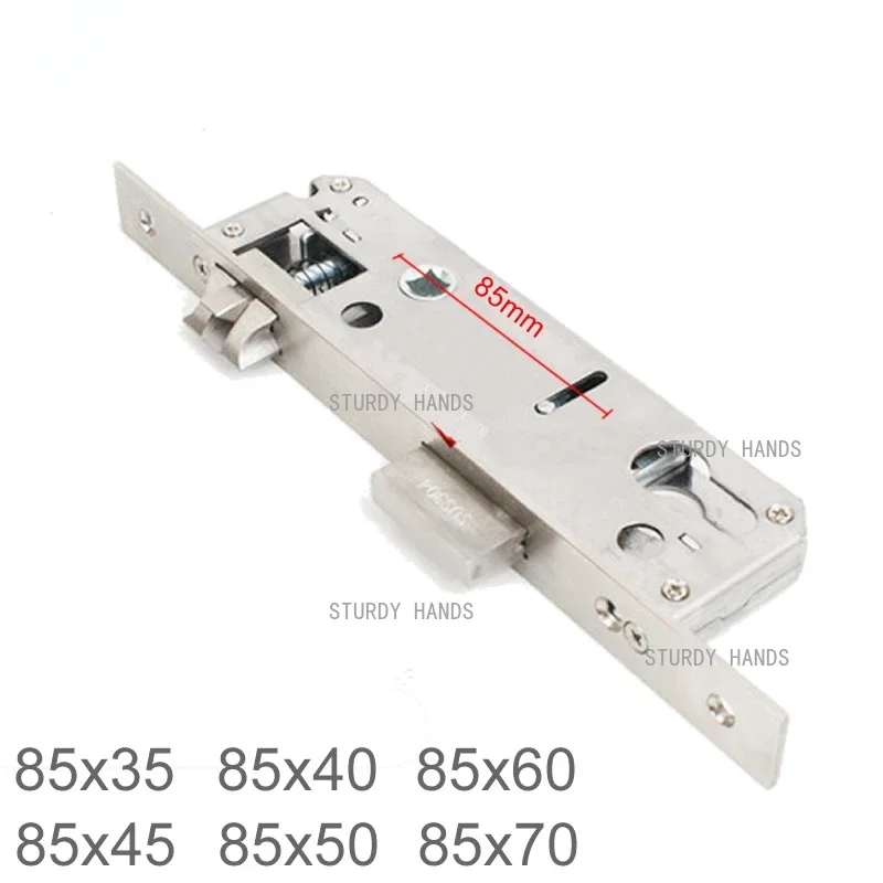 Stainless steel door lock body 85x40 8545 5085 85x60 intelligent fingerprint lock special size handle lock