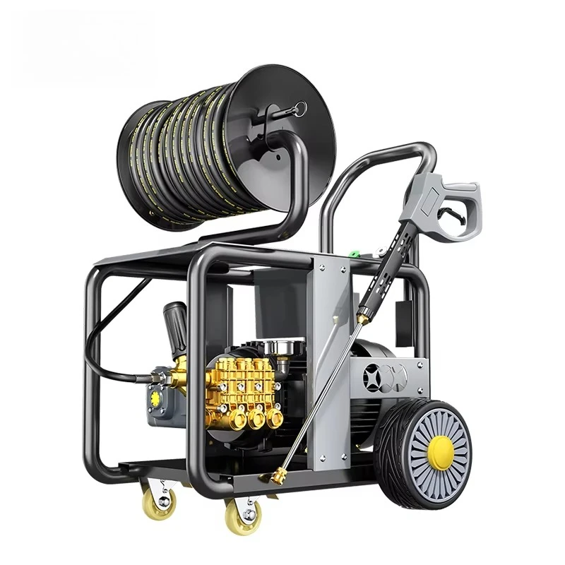 200bar Car Wash Pump Sewer Dredging Machine Pipe Water Jet Drain Power Washer Sink Pipe High Pressure Machine