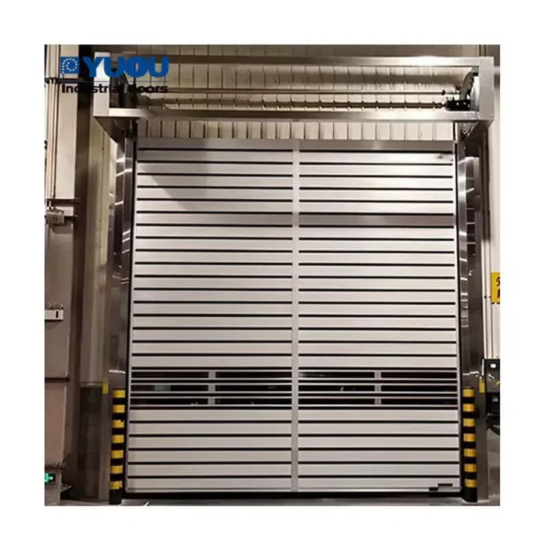 2026 China Low Price Professional Automatic Metal Aluminum Alloy Roller Shutter Fast Overhead Industrial Fast Spiral Door