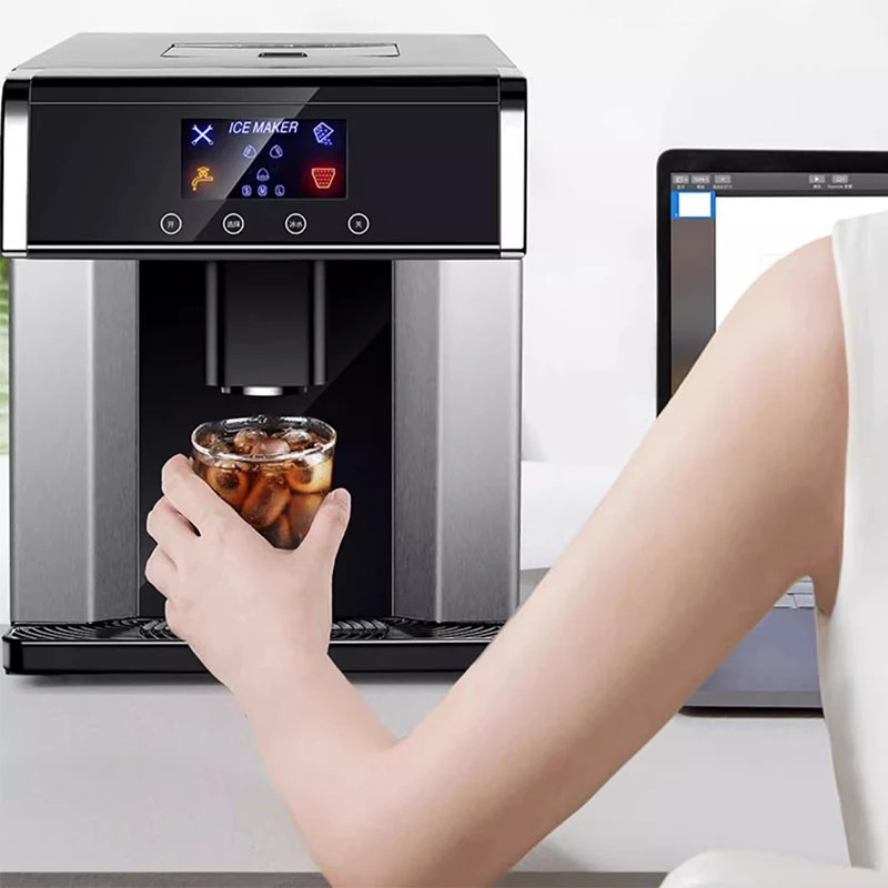 Fabricante de gelo pequeno do agregado familiar/distribuidor da água, inteiramente automático, mini Desktop que faz a água fria, 10 a 15kg pelo dia