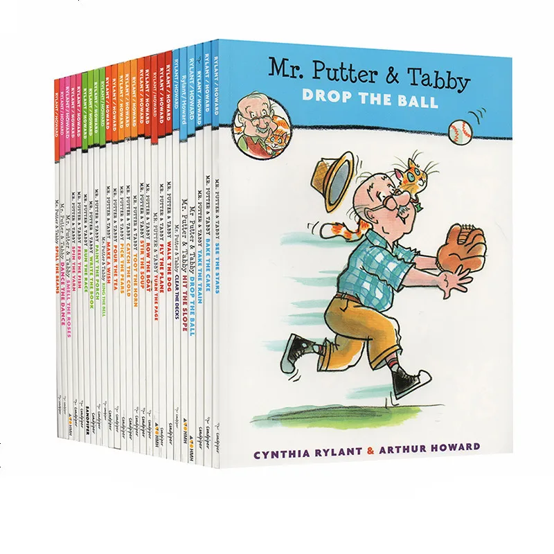 

25PCS Mr. Putter and Tabby Children's Elementary Chapter Novels English Reading Book Comic Storybook