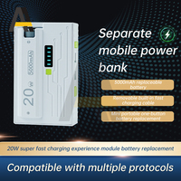 Type C 21700 Universal DIY Box Case DIY Power Bank Box Portable Mobile Power Case 21700 Battery Case For Phone