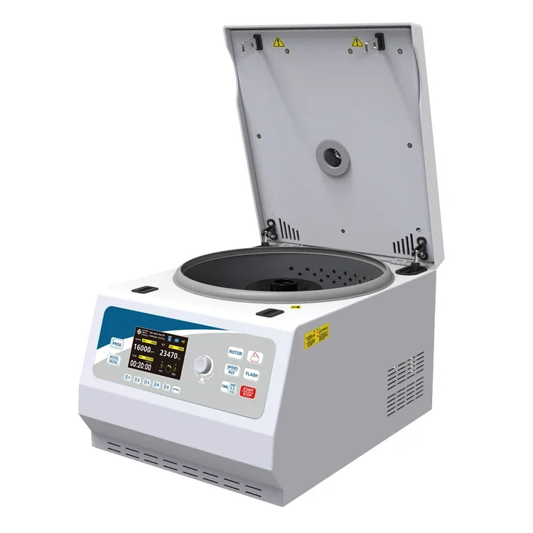 JQ-M18G Most Popular PCR equipment High-speed desktop centrifuge with 9 kinds of Angle-Rotor for different centrifuge tubes