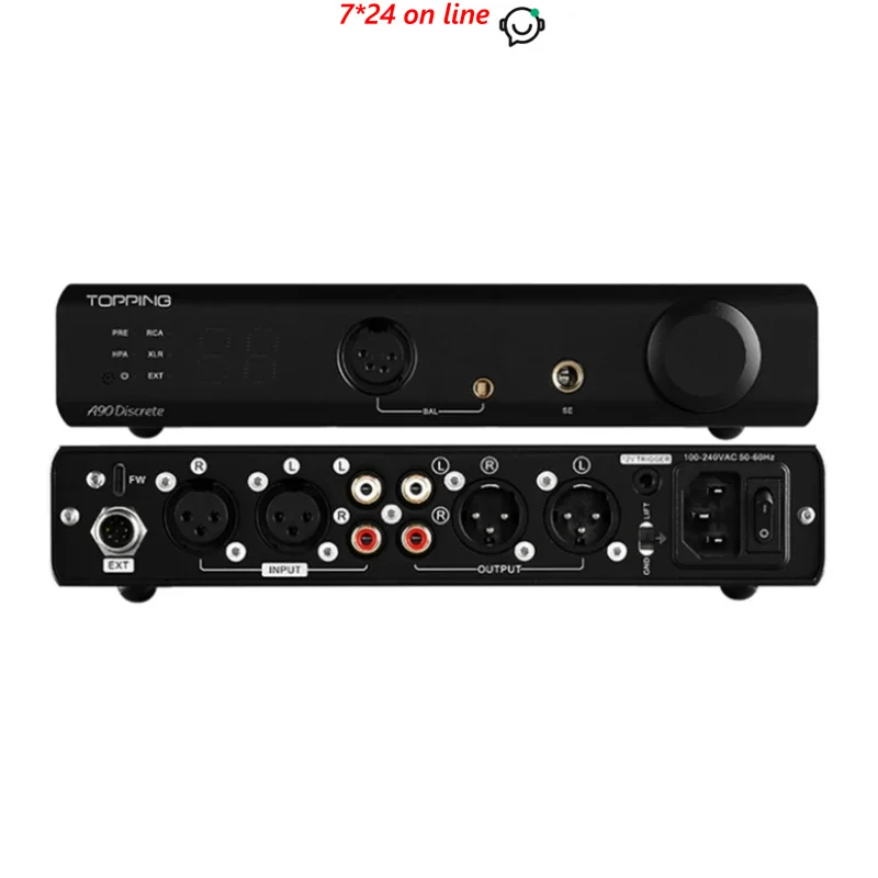 Topping A90 Discrete Fully Dirscrete Balanced Headphone Amplifier Nfca 4Pin Xlr…