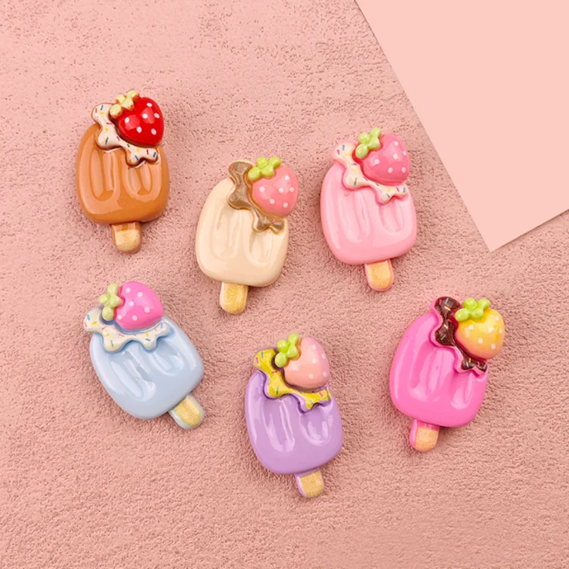 

10Pcs/lot new cute simulation fruit ice cream hair accessory hair clip