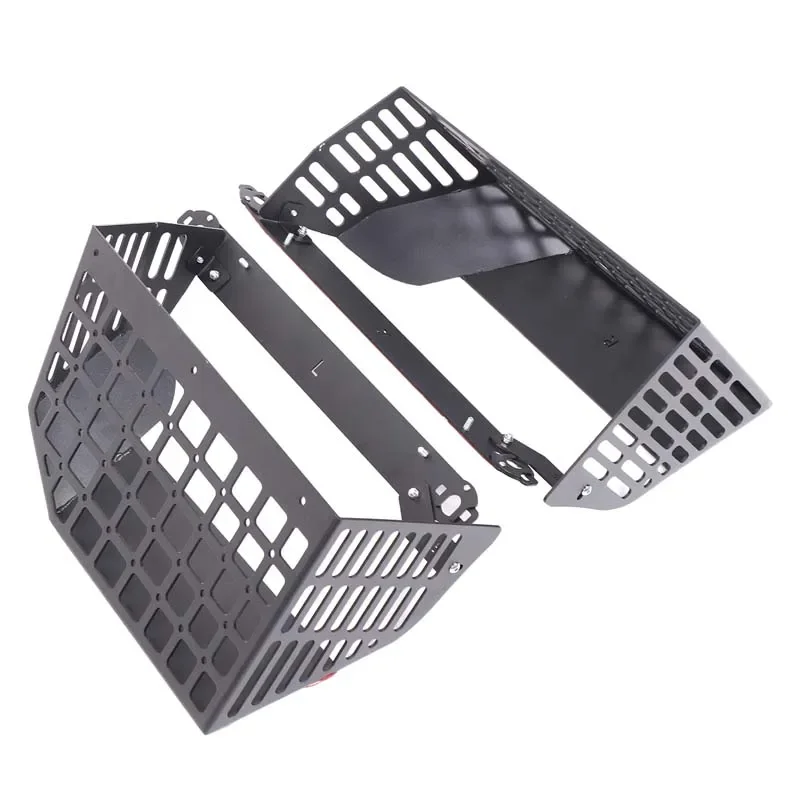 For Haval Raptors 2023-2025+ Aluminum Alloy Black Car trunk storage basket on both sides of interior modification accessories