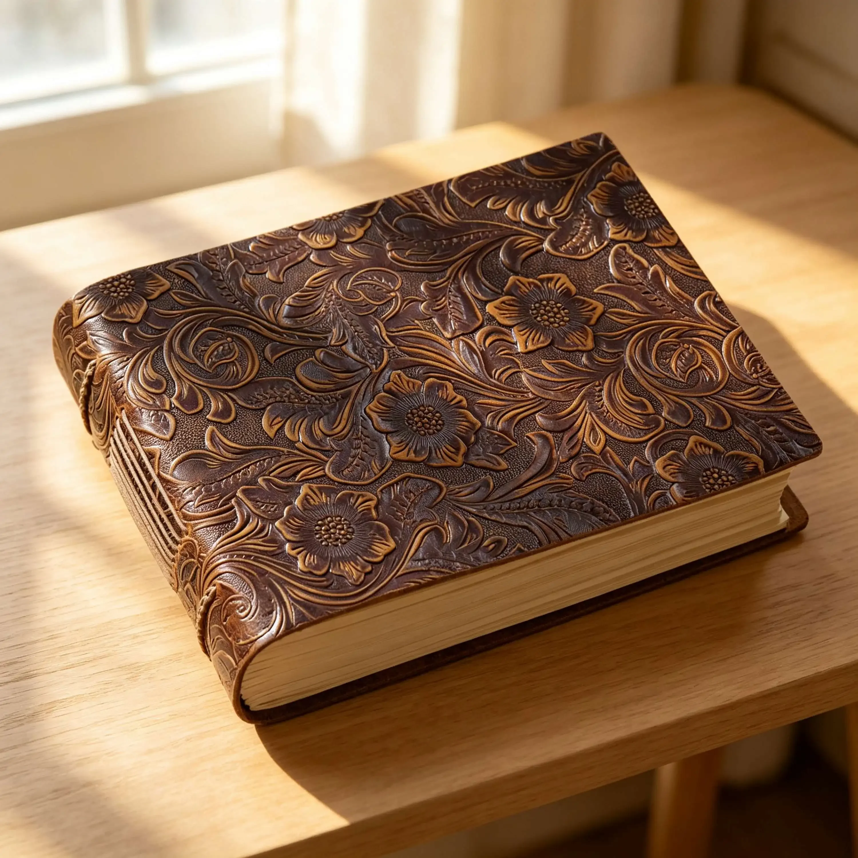 Vintage Crazy Horse Leather Sketchbook 200 Sheets Kraft Notebook Bound Journal Travel Journal Gift Set Notebooks Diary Bookmarks