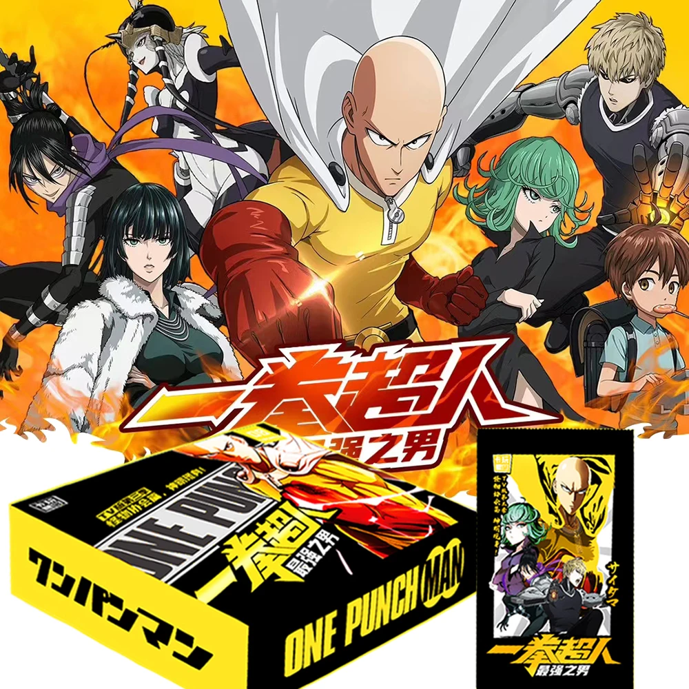 

Newest ONE PUNCH MAN Collection Cards for Children Original Japanese Bleach Battle Game Card Birthday Gift Kids Table Toys