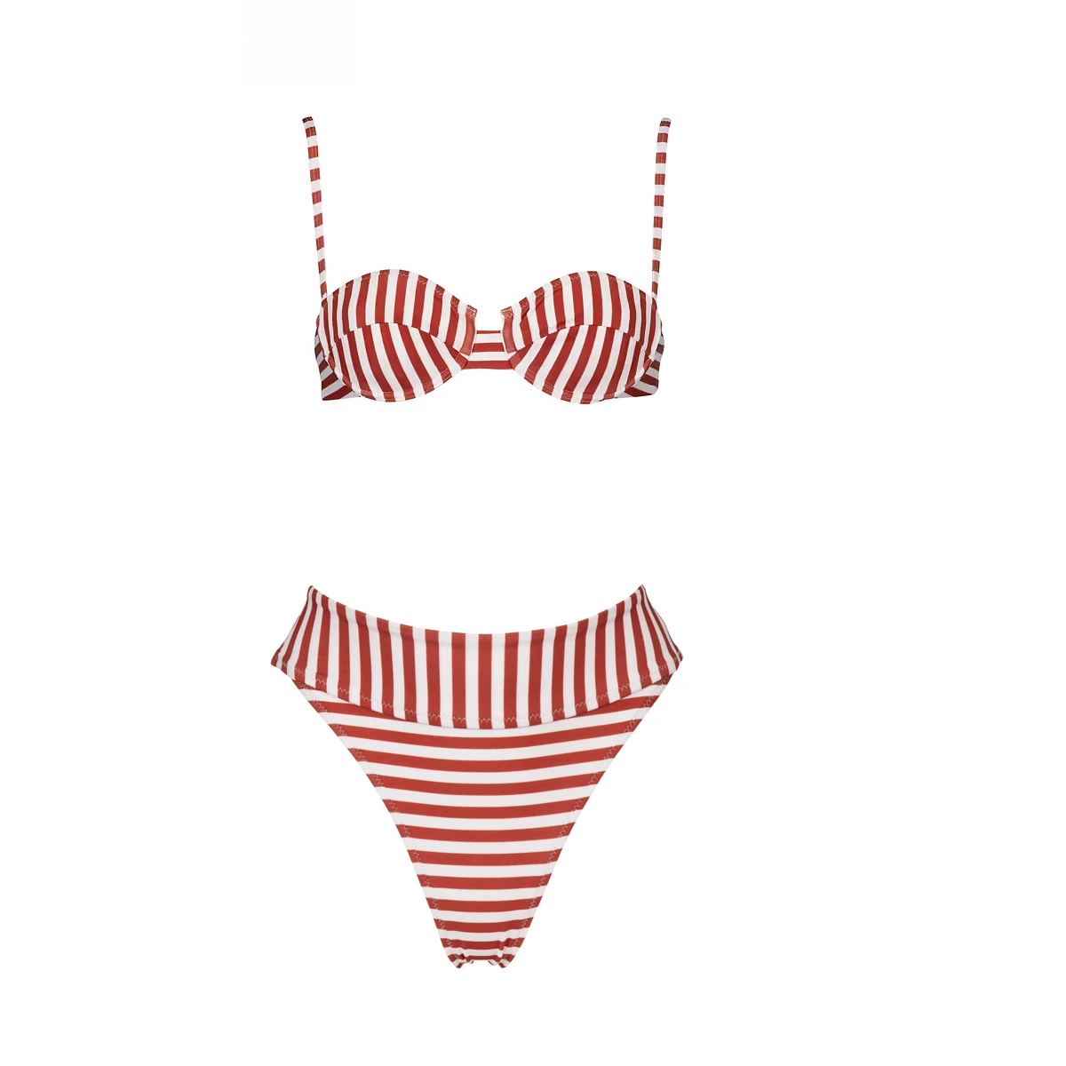 Bikinis Push Up 2025, traje de baño Sexy para mujer, traje de baño para mujer, conjunto de Bikini a rayas, traje de baño, traje de baño, ropa de playa