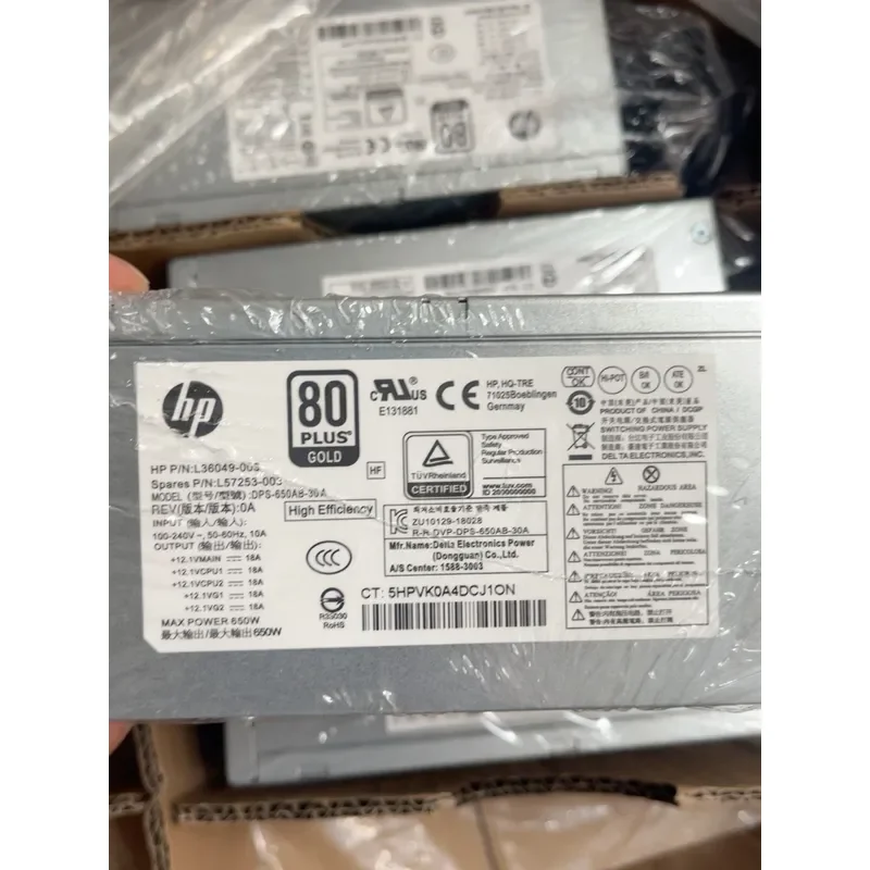 for HP Original 650W Power Supply DPS-650AB-30A 80PLUS Certified High Efficiency Replacement Unit for Desktop Workstations